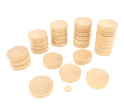 30 palets en bois de compétition 5,2 cm pour billard hollandais