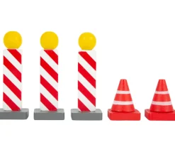 25 panneaux de signalisation en bois (hauteur 10.8 cm)