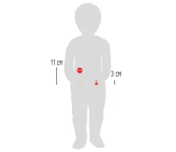 25 panneaux de signalisation en bois (hauteur 10.8 cm)