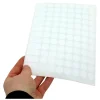 96 pastilles autocollantes blanches 15 mm