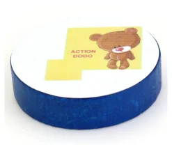 20 Pastilles rondes 50 mm autocollantes blanches étiquettes