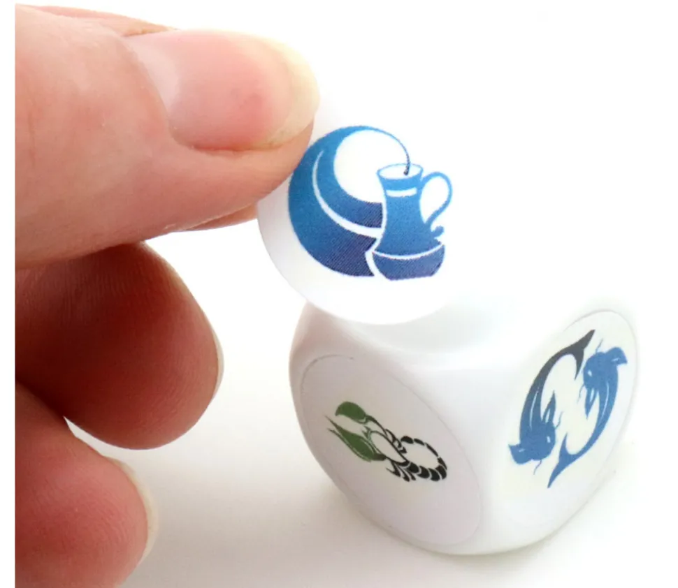 70 pastilles rondes 19 mm autocollantes blanches