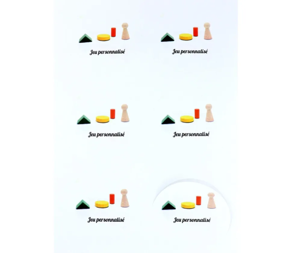 6 Pastilles rondes 85 mm autocollantes blanches étiquettes