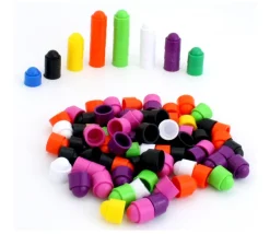 100 petits pions empilables 12x13 mm pour jeux multicolores