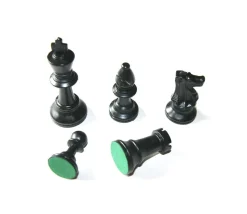 32 Pièces échecs plastique 97 mm taille T5 LESTE + 2 dames