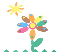 200 Pièces colorées formes mousse fine - Loisirs créatifs