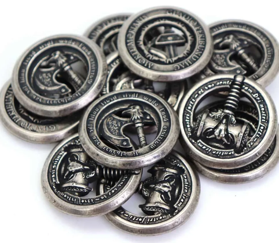 12 Pièces en métal Adventure Weapons