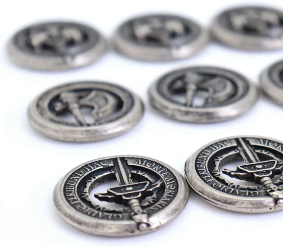 12 Pièces en métal Adventure Weapons