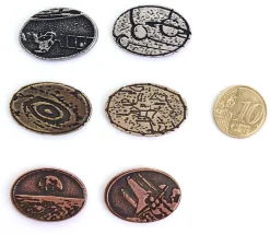 20 Pièces en métal Astrologie - Planets