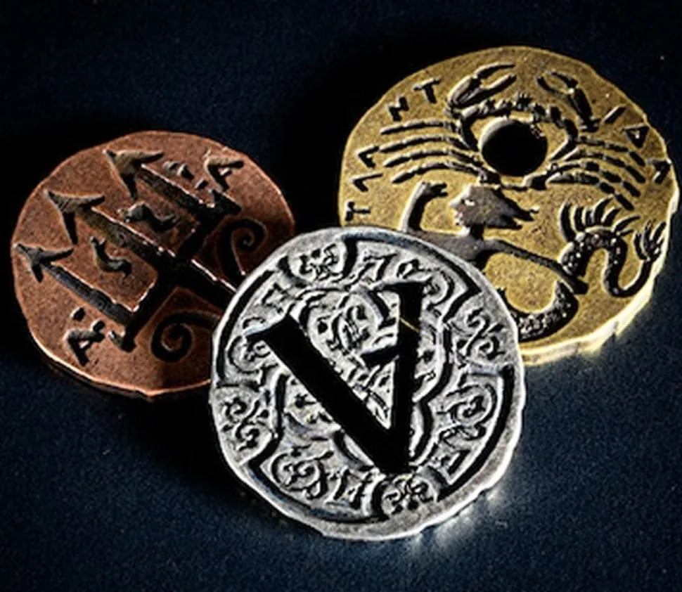 20 Pièces en métal Atlantis