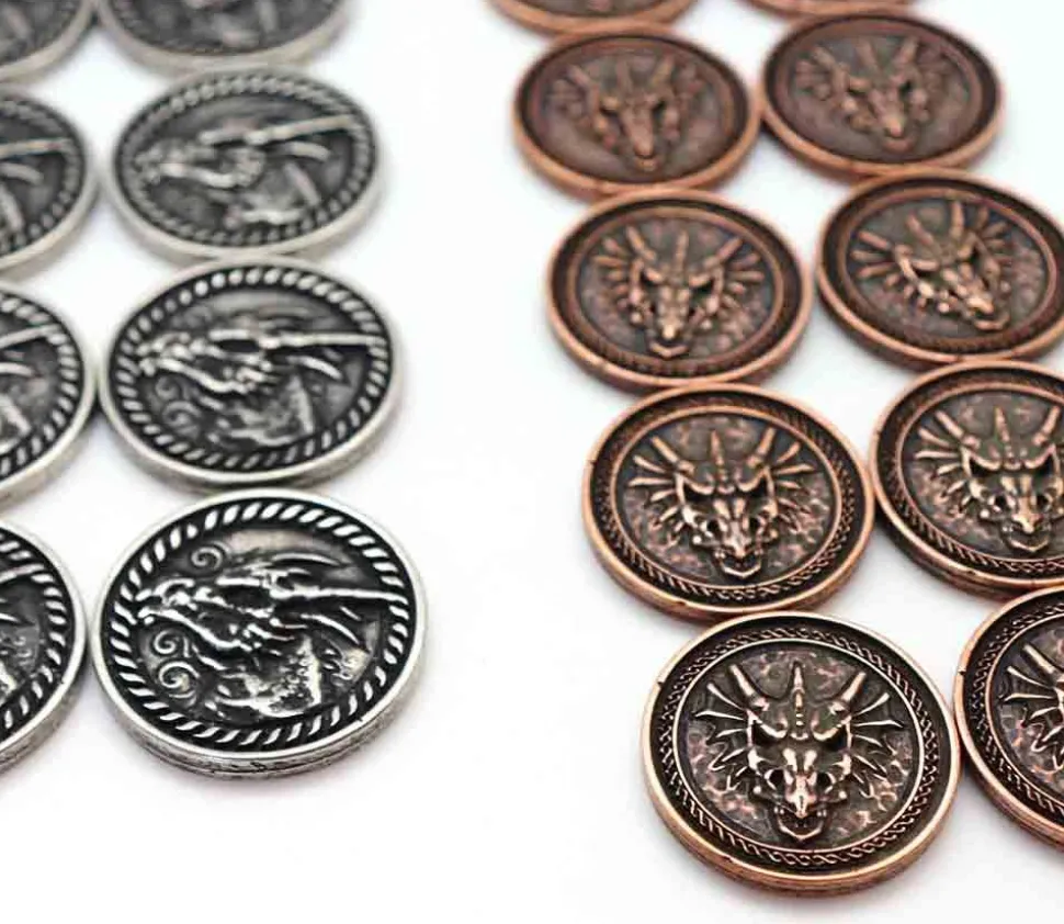 20 Pièces en métal Forged dragon