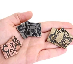 30 Pièces en métal Pixel Art