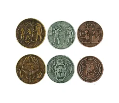 20 Pièces égyptiennes métal Egyptian