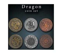 20 Pièces métal Dragon Legendary