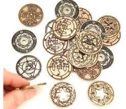 20 Pièces métal Magie Wizard Legendary