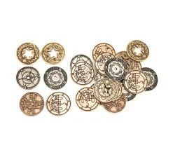 20 Pièces métal Magie Wizard Legendary