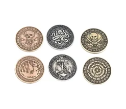 20 Pièces métal Pirates Legendary