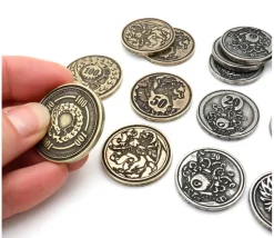 24 Pièces métal unités 1 5 10 20 50 100 CREATURE