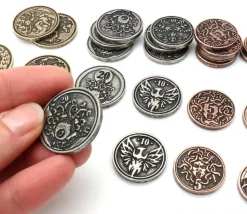 24 Pièces métal unités 1 5 10 20 50 100 CREATURE