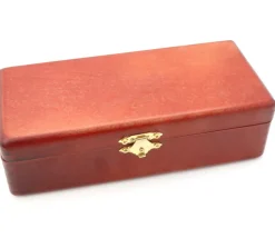 40 Pions bois pour jeu de dames 33 mm en coffret bois