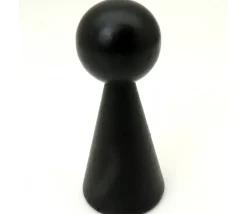 6 Pions bois XXL 10 cm 6 couleurs. Grands pions 100 mm diam 43 mm