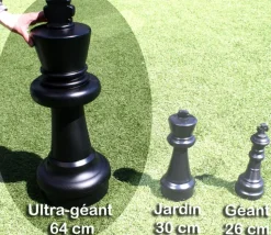 32 pions échecs ultra géants 63 cm animations XXL
