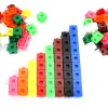 100 pions cubes multicolores 2 cm clips emboîtables 20 x 20 mm clipsables