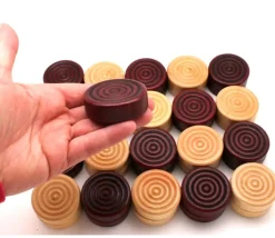 40 Pions de dames géants 4.5 cm de diamètre pour jeu