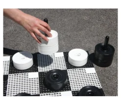 24 Pions de dames géants jardin 11 cm de diamètre