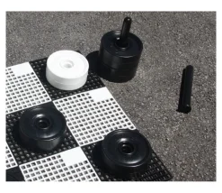 24 Pions de dames géants jardin 11 cm de diamètre