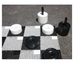 24 Pions de dames géants jardin 11 cm de diamètre