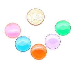 100 Pions de loto ronds 15 mm de diamètre - jetons de la même couleur