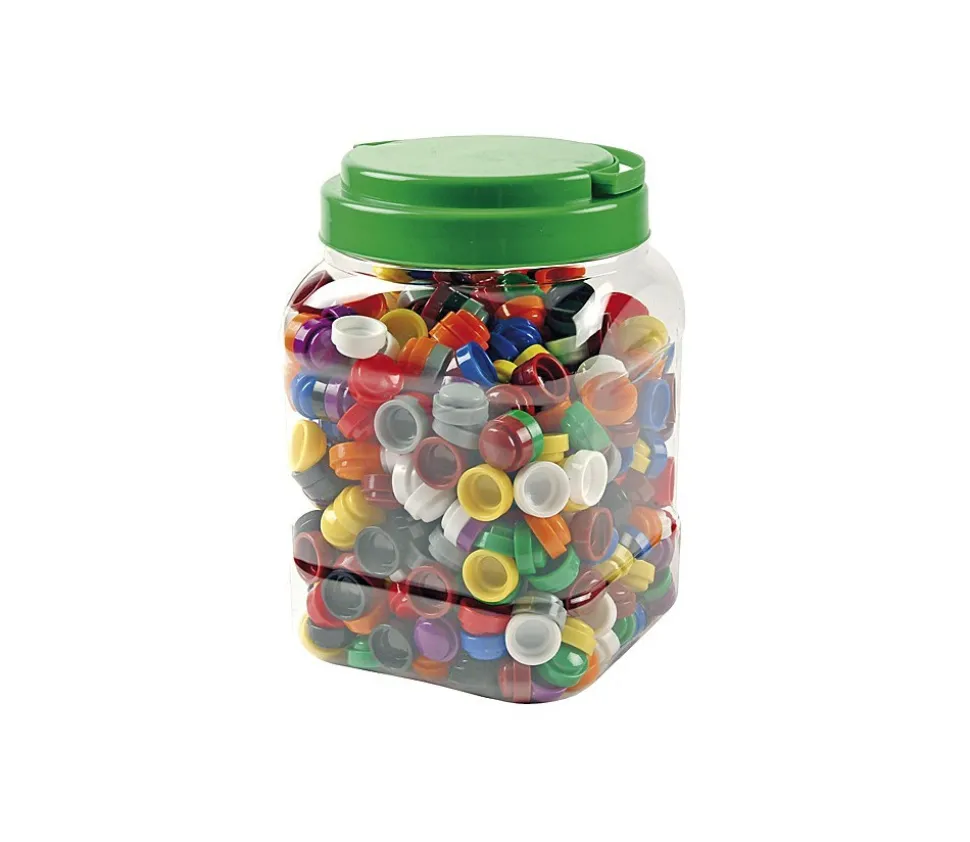 500 Pions empilables de couleur pour jeux 20 x 10 mm
