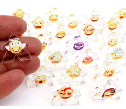 27 Pions meeple émoticône 1.8 x 2 cm