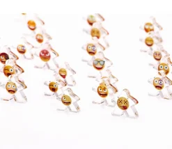 27 Pions meeple émoticône 1.8 x 2 cm