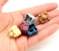 5 Pions palais Taj Mahal 17 x 17 x 18 mm château