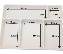 4 Plateaux de tri 5 compartiments (compatible R2N)