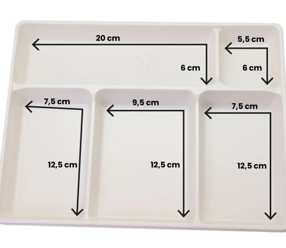 4 Plateaux de tri 5 compartiments (compatible R2N)
