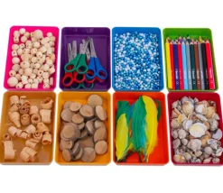 5 plateaux verts Bioplastique barquettes 12 x 18 x 2.5 cm PM