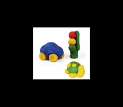 4 pots de Pâte à modeler colorée