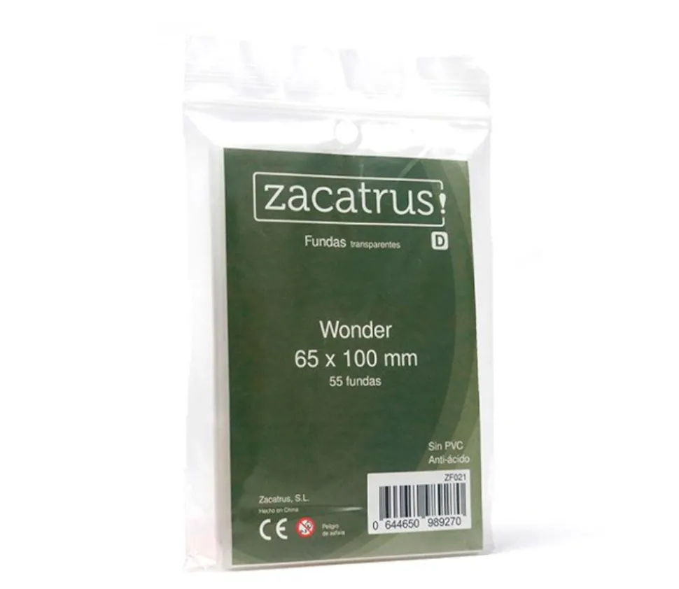 55 protèges cartes 65 x 100 mm pochette sleeves