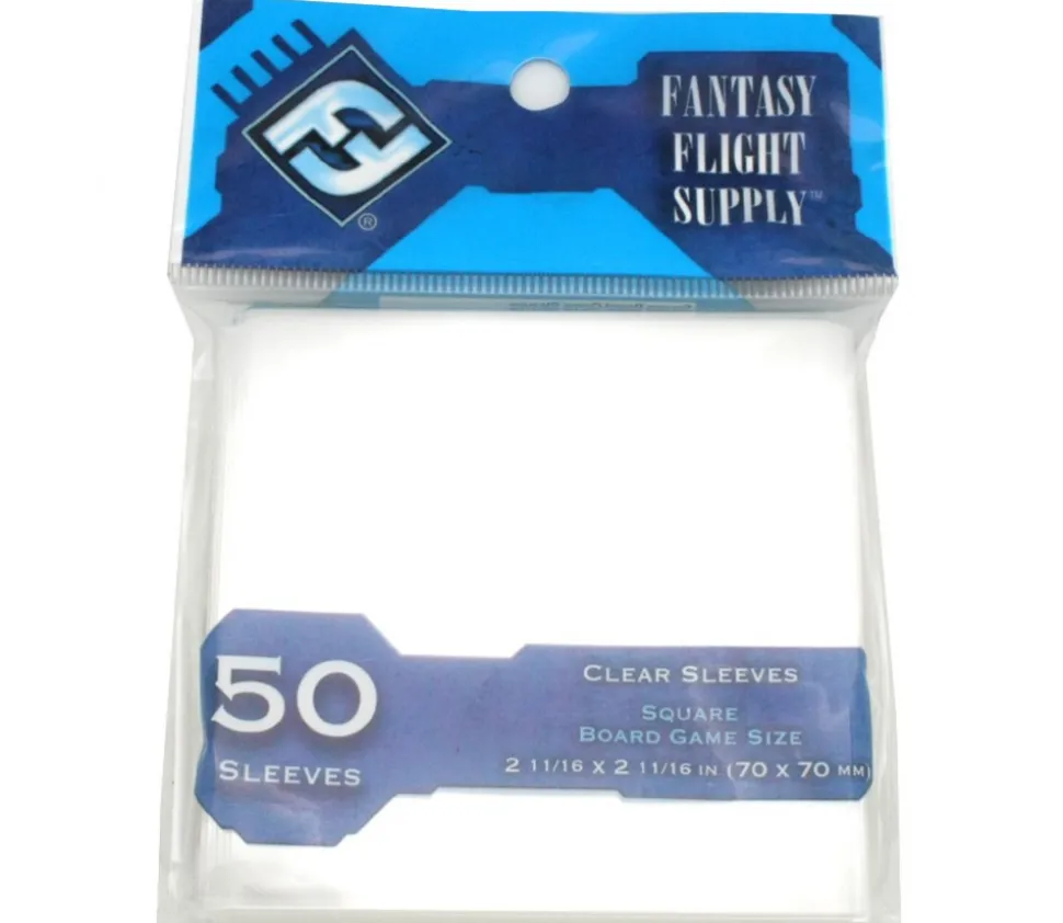 50 protèges cartes Carré 70 x 70 mm pochette sleeves square