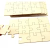 8 Puzzles bois 12 pièces à personnaliser rectangle 18 x 12 cm