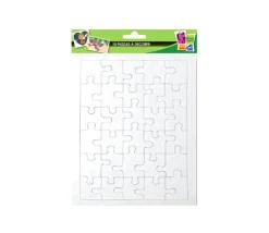 10 Puzzles carton blanc 30 pièces à personnaliser 20 x 13 cm