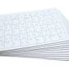 10 Puzzles carton blanc 54 pièces à personnaliser 24 x 16 cm