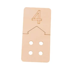 10 Puzzles des chiffres - 2 pièces à assembler