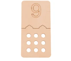 10 Puzzles des chiffres - 2 pièces à assembler