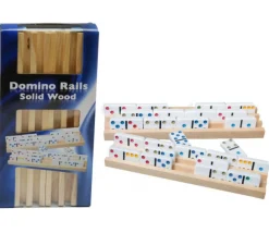 4 Rails Supports en bois domino rummy