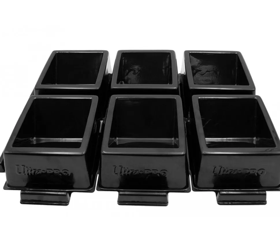 6 sabots de cartes à jouer empilables et connectables