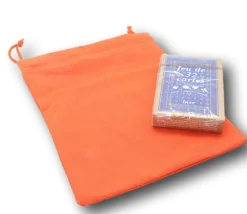 6 sacs colorés en coton 20 x 15 cm taille M